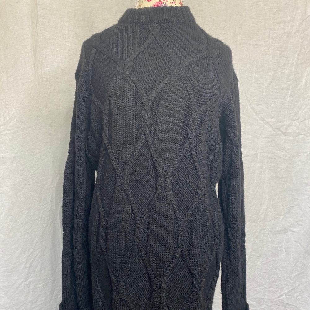 Black Maxi sweater dress